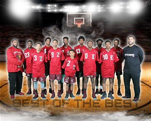 John R King 7th-8th Grade Basketball team picture 